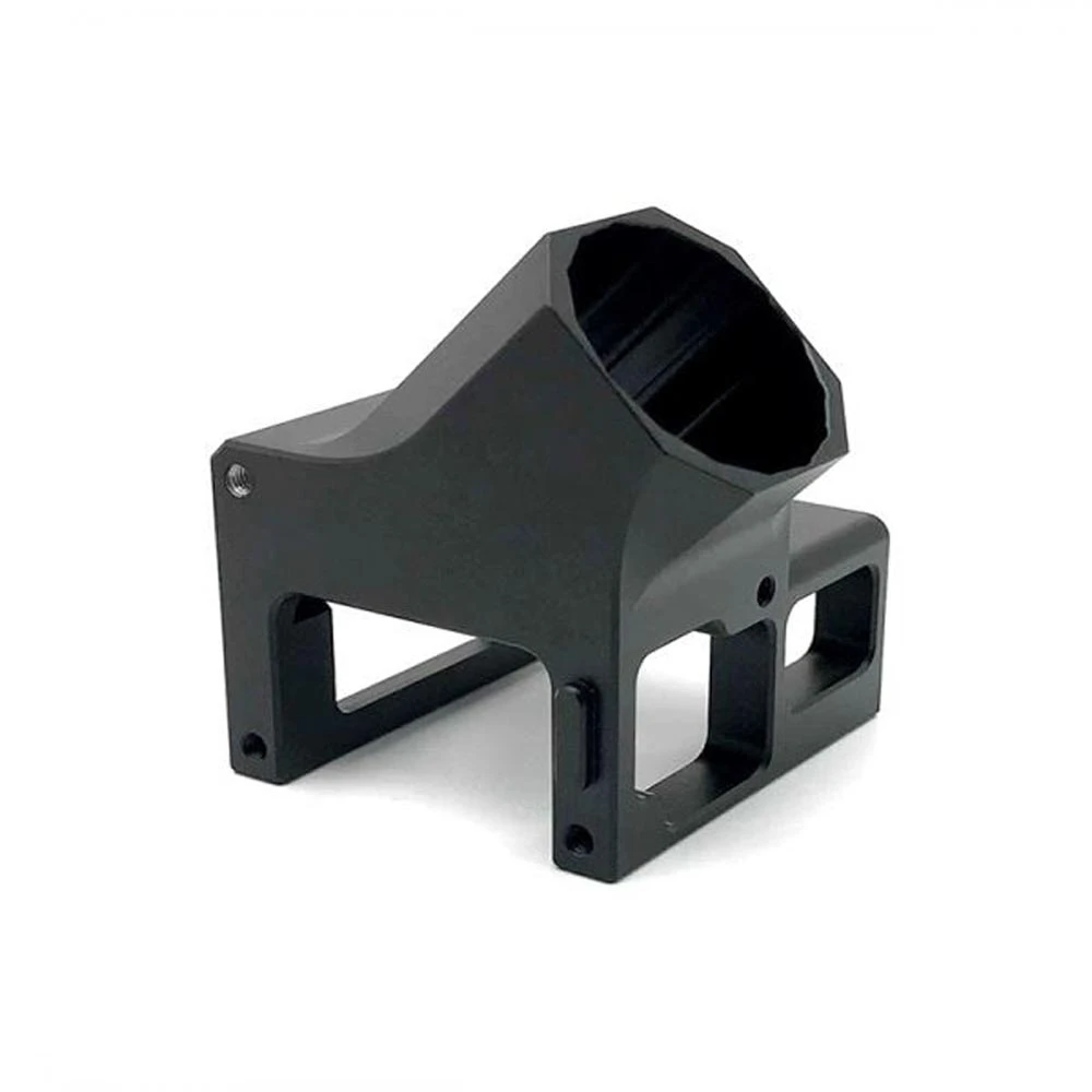 Aluminum Lathe Square Parts With Nut3